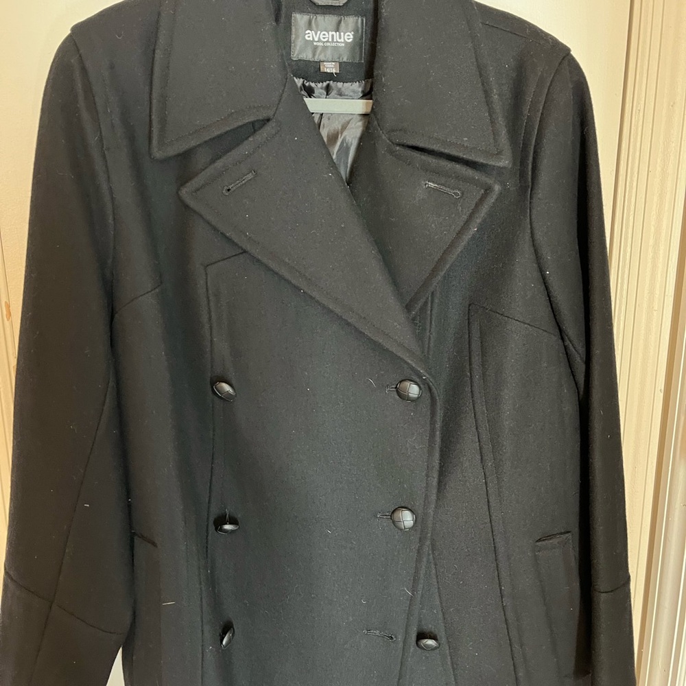 Black Avenue Wool Coat